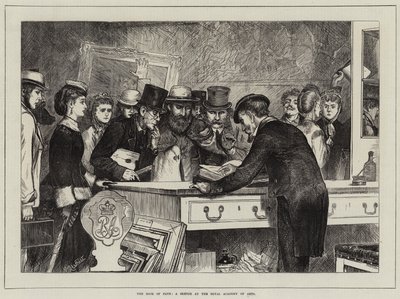運命の本、王立芸術アカデミーでのスケッチ 作： Edmund Richard White